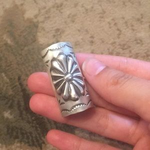 Native American Sterling Silver Braid Keeper